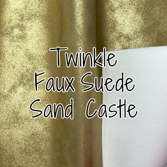 Twinkle Faux Suede - Sandcastle - 18" (retail)