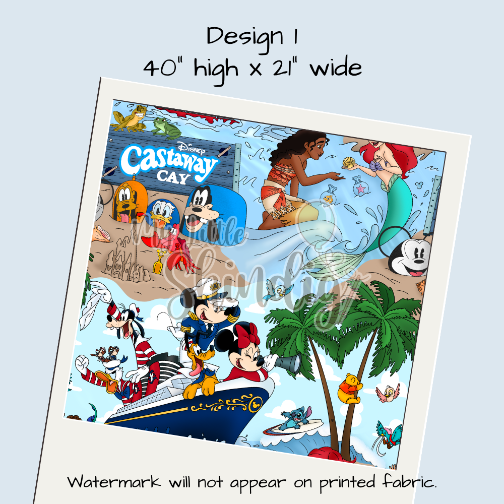 Castaway Tote-Ally Fabulous Panel (pre-order)