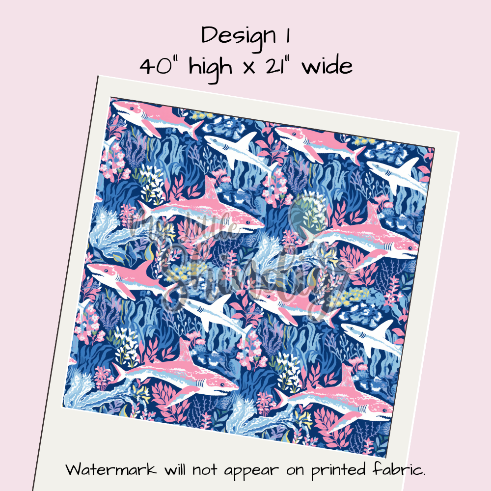 Coastal Chompers Tote-Ally Fabulous Panel (pre-order)