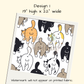 Cat Butts Tote-Ally Fabulous Mini Panel (retail)