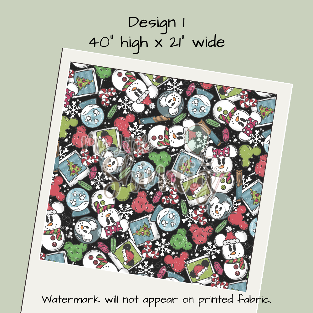 Mouse Holiday Tote-Ally Fabulous Panel (pre-order)