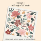 Crayon Floral Tote-Ally Fabulous Panel (pre-order)