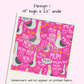 MomGulls Pink Tote-Ally Fabulous Mini Panel (retail)