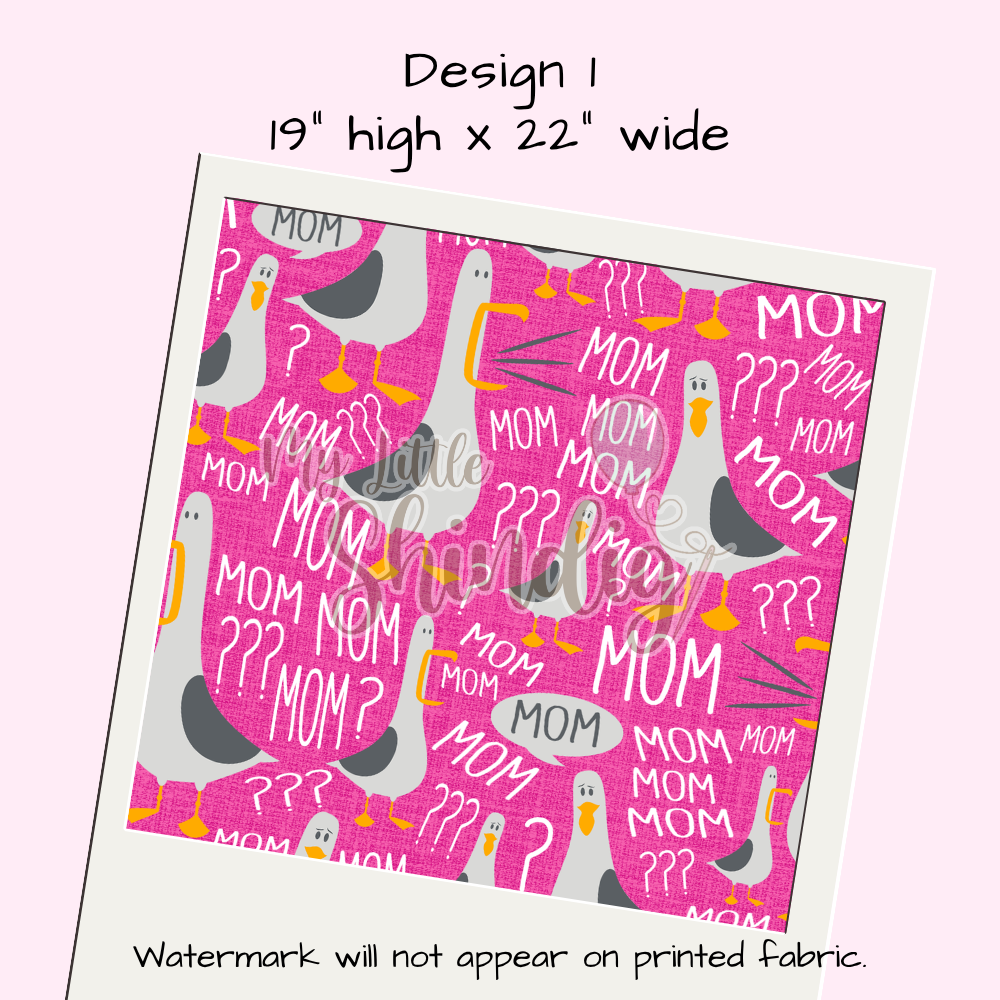 MomGulls Pink Tote-Ally Fabulous Mini Panel (retail)