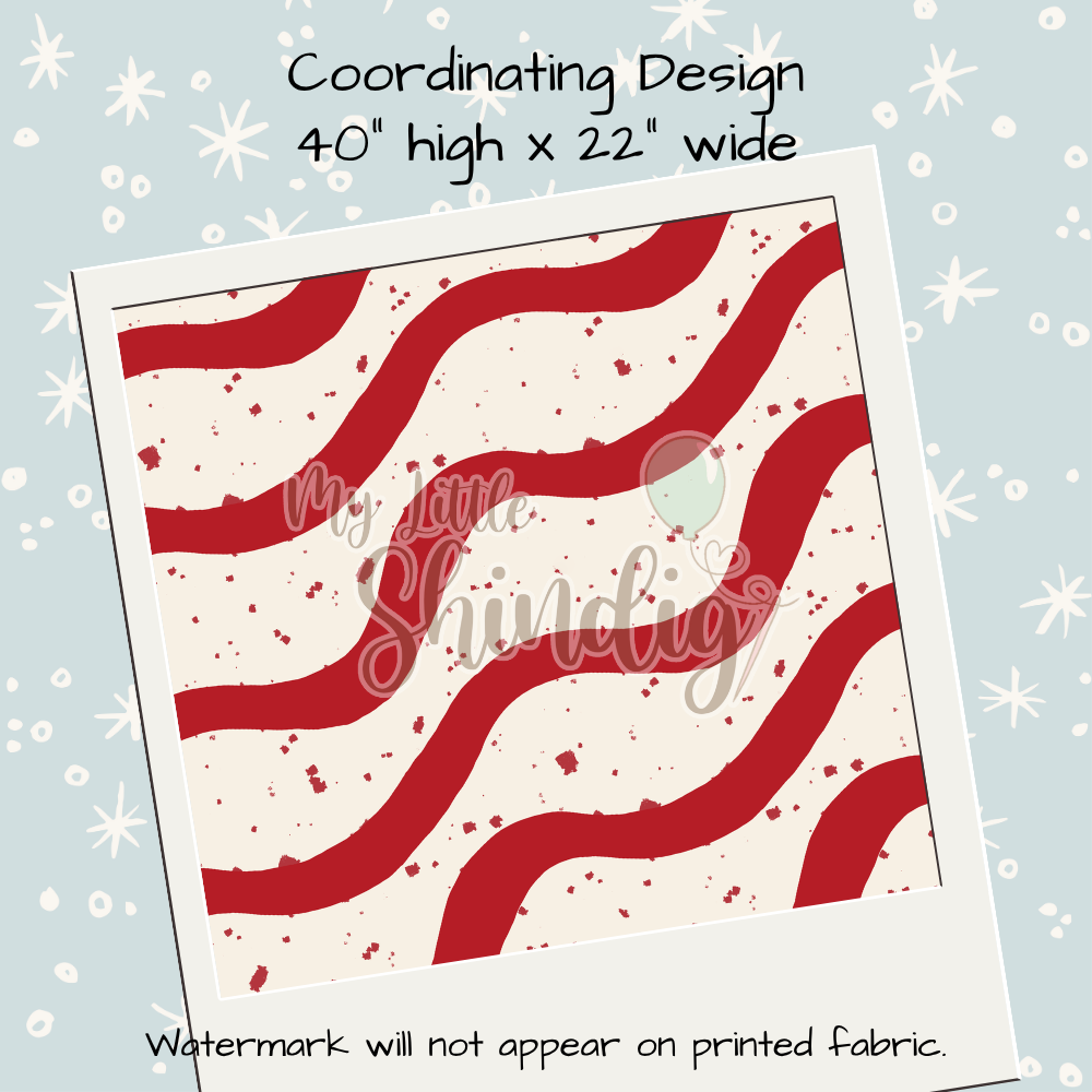 Candy Cane Kisses Tote-Ally Fabulous Panel (retail)