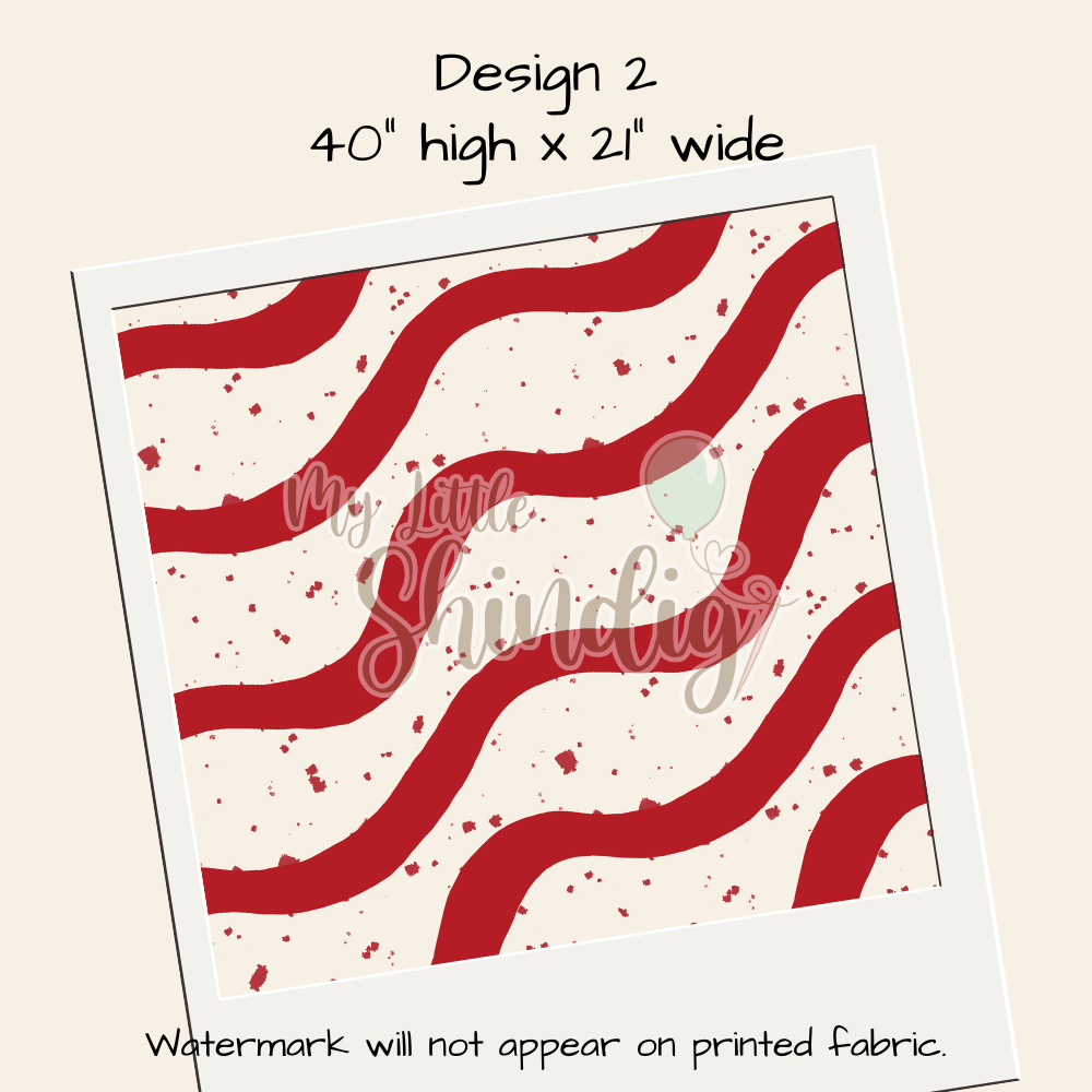 Candy Cane Kisses Tote-Ally Fabulous Panel (pre-order)