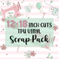TPU Vinyl Scrap Pack (12x18" cuts) (Retail)