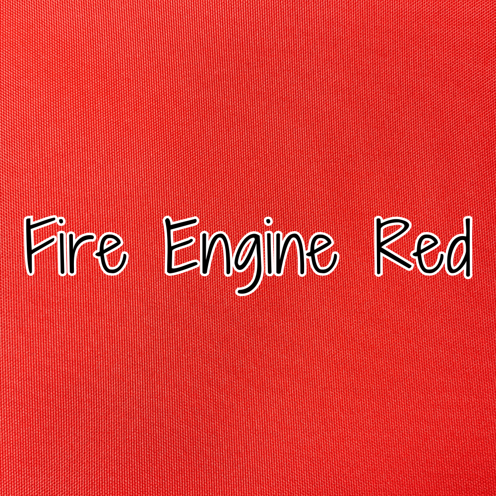 Medium Weight Waterproof Canvas - Fire Engine Red (retail)