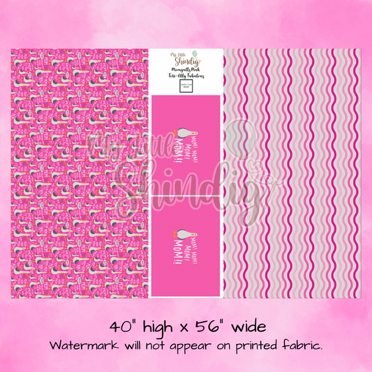 MomGulls Pink Tote-Ally Fabulous Panel (retail)