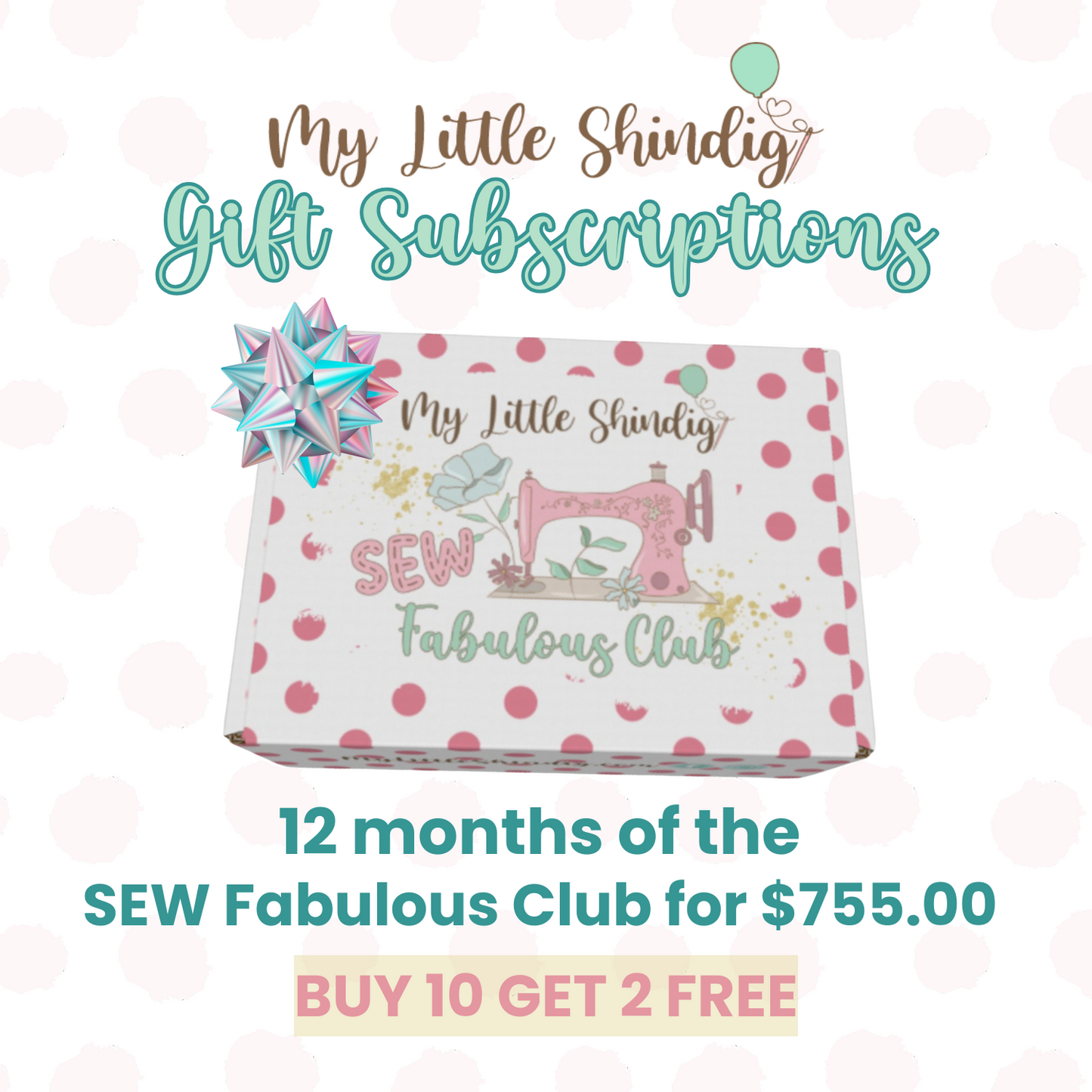 SEW Fabulous Club - Gift Subscription - 12 Months