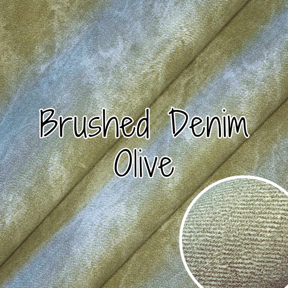 Brushed Denim - Olive 18" (retail)