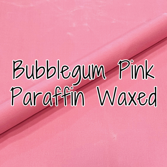 12 oz. Paraffin Waxed Canvas - Bubblegum Pink (retail)