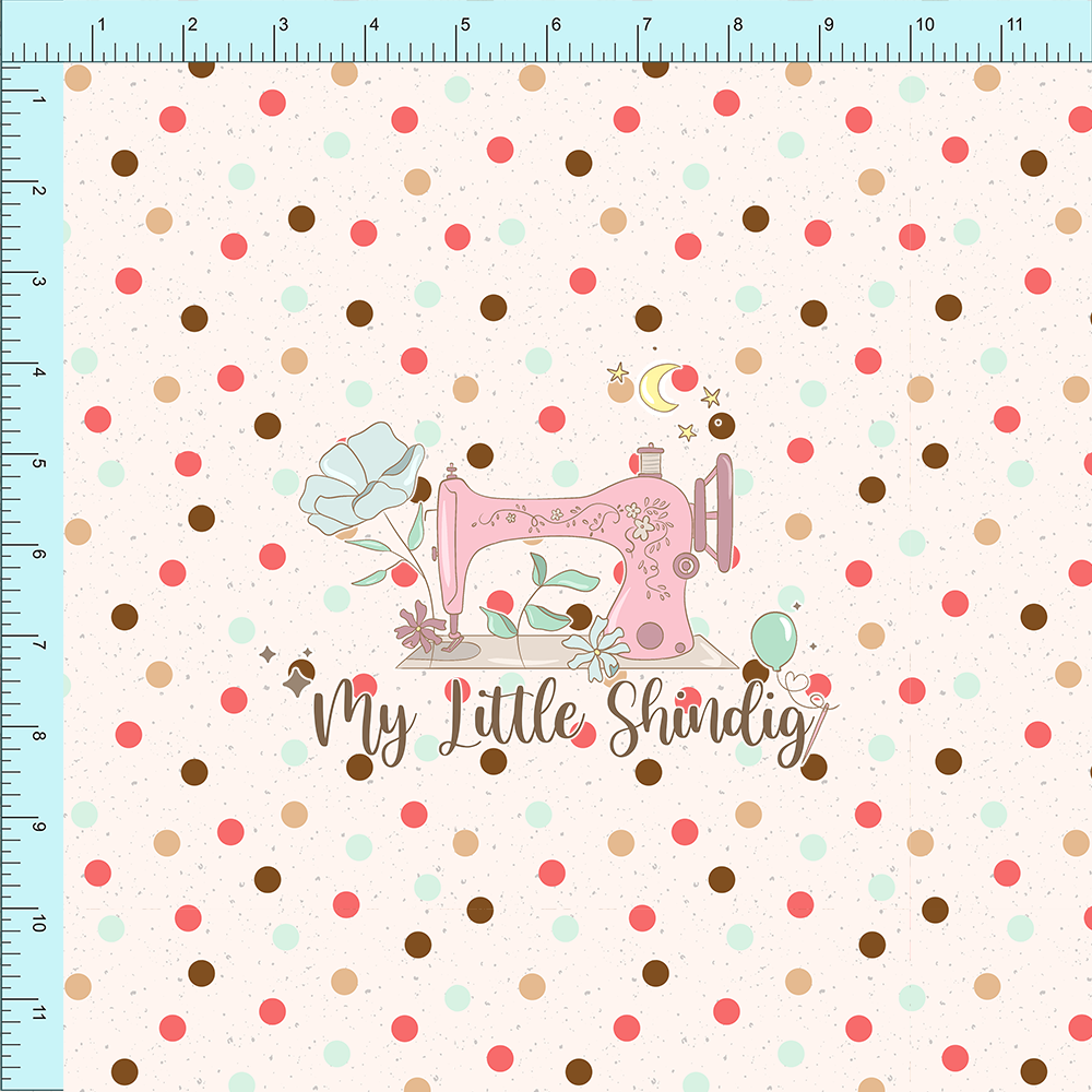 Fabric Club Month 37 - Camping Dots (retail)