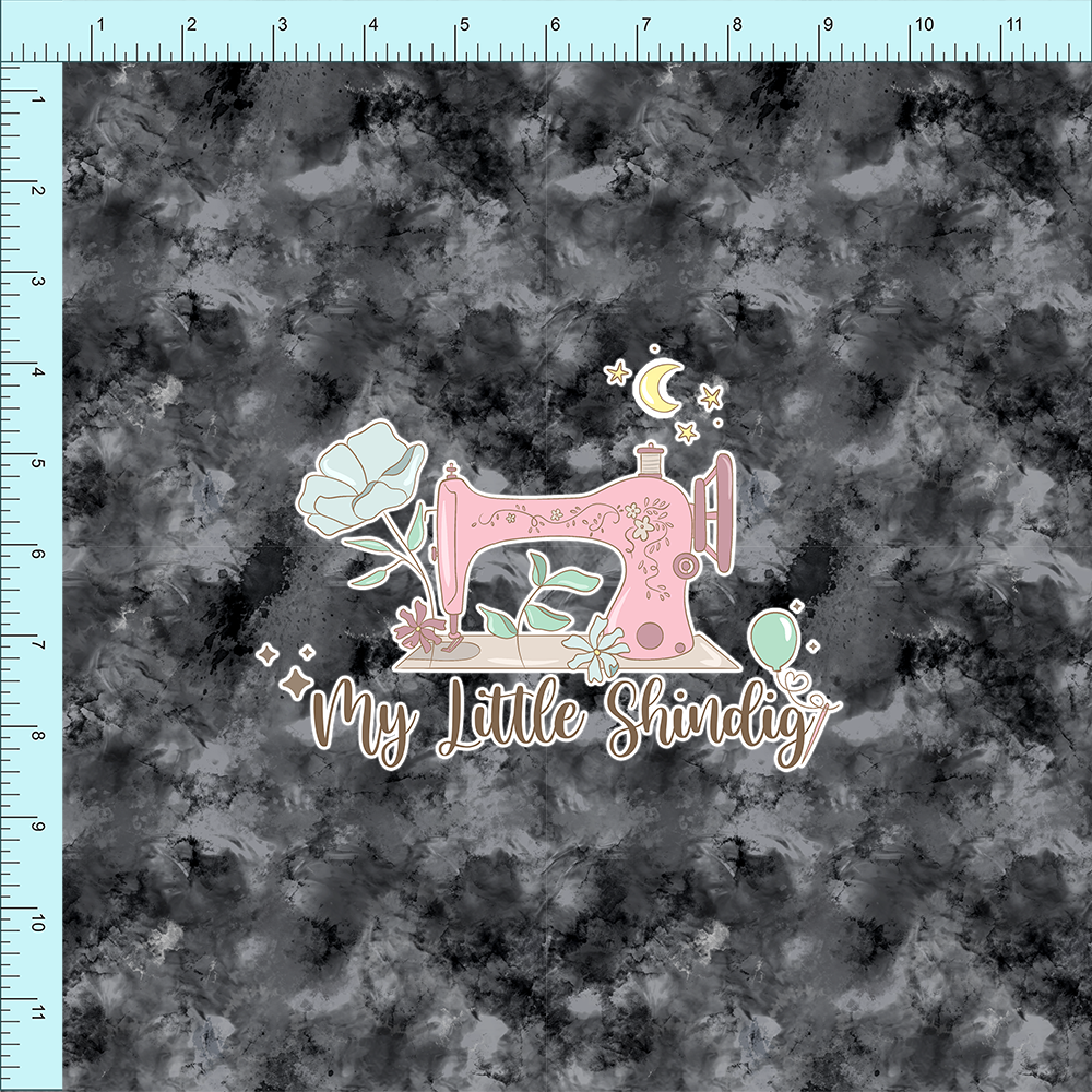 Chalkboard Grunge (retail) - Fabric Club Month 39