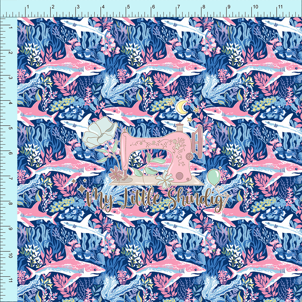 Fabric Club Month 38 - Coastal Chompers (retail)