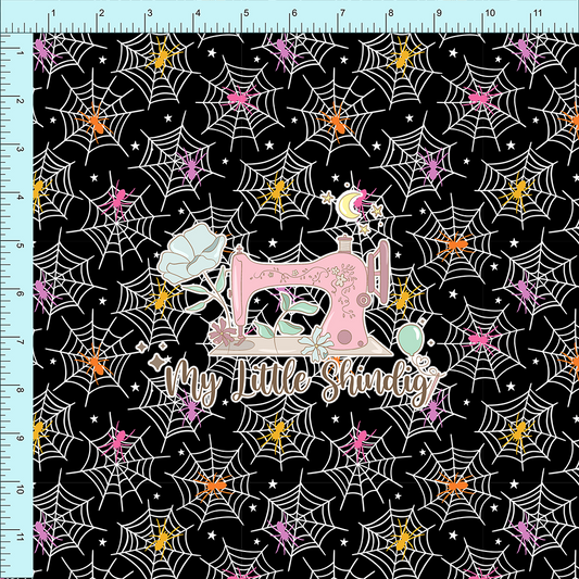 Fabric Club Month 40 - Colorful Spider Haunts (retail)