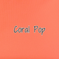 Medium Weight Waterproof Canvas - Coral Pop (retail)