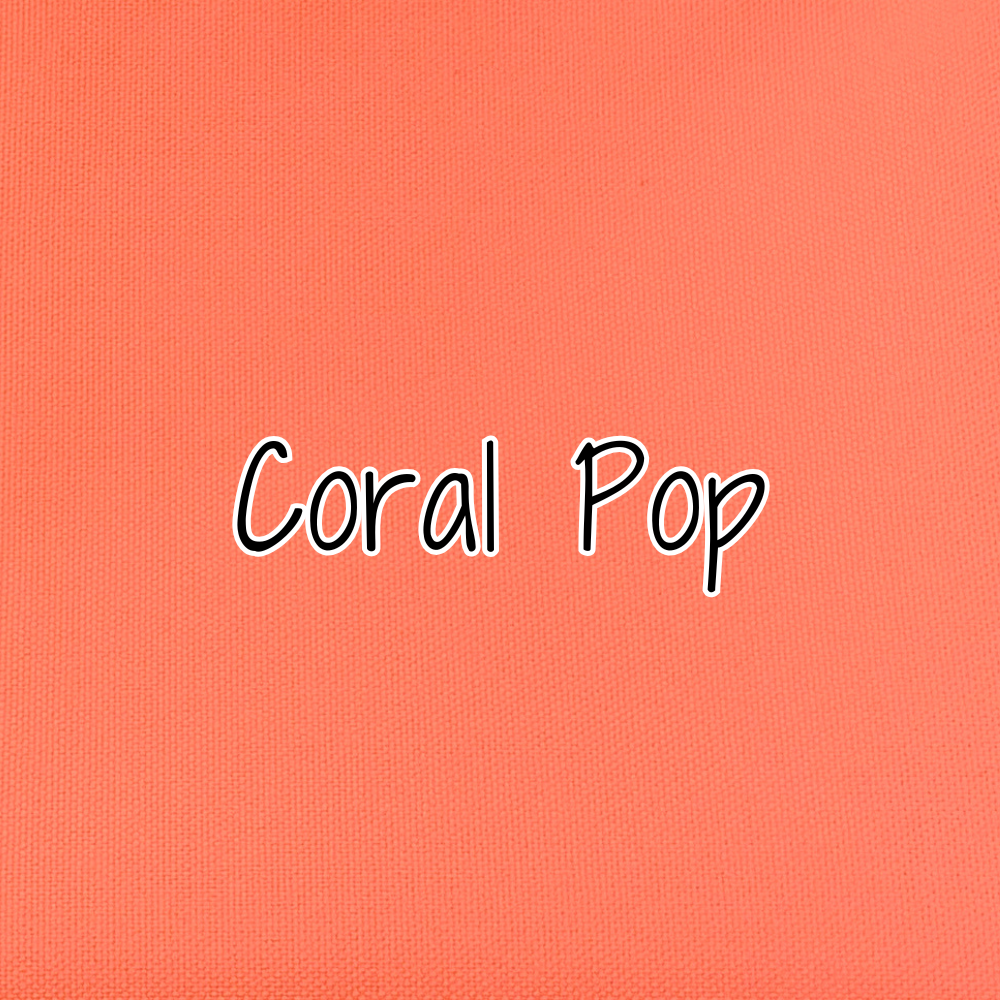 Medium Weight Waterproof Canvas - Coral Pop (retail)