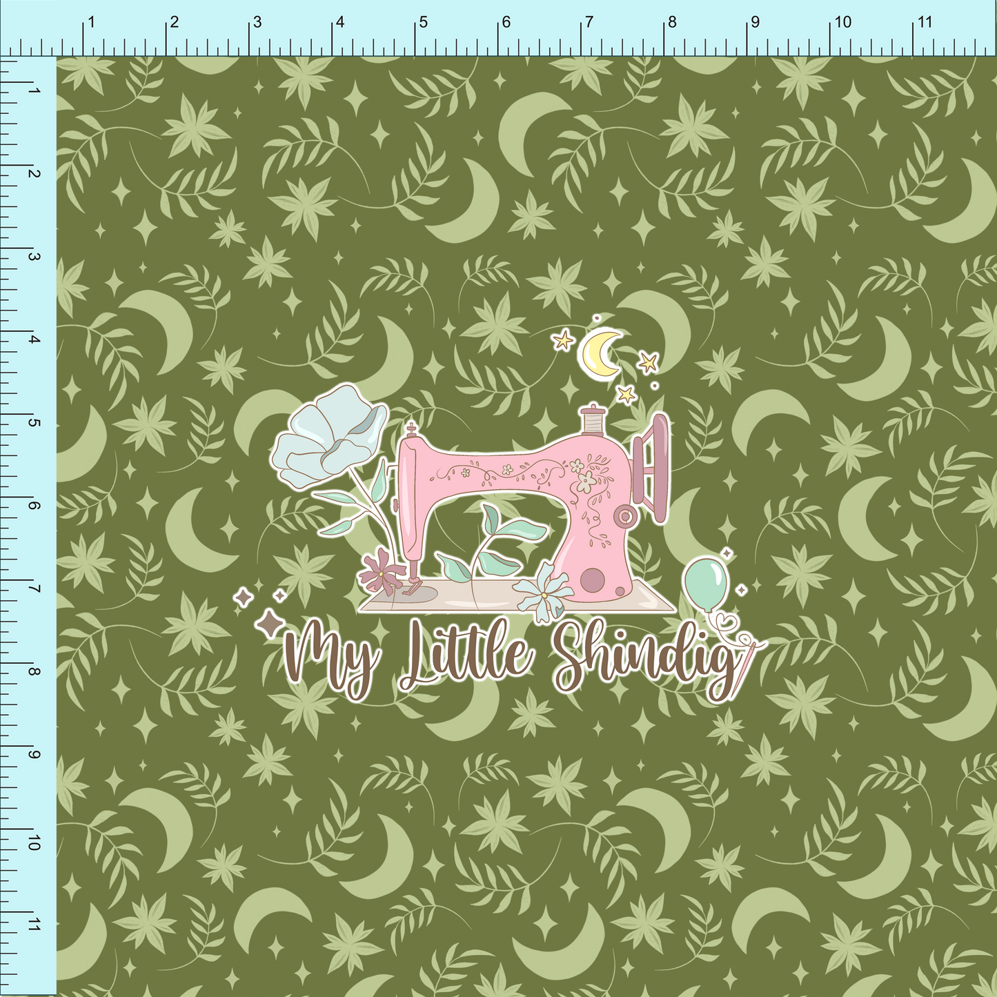 Fabric Club Month 53 - Moonlit Foliage - WPC (retail)