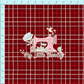 Fabric Club Month 54 - Cranberry Plaid (retail)