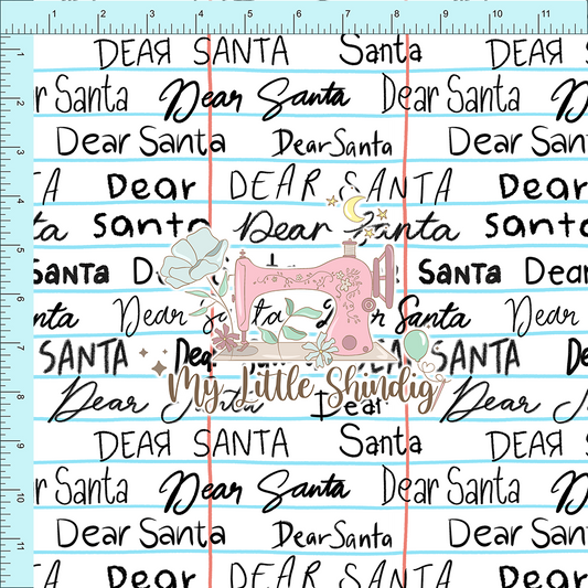 Fabric Club Month 31 - Dear Santa (pre-order)