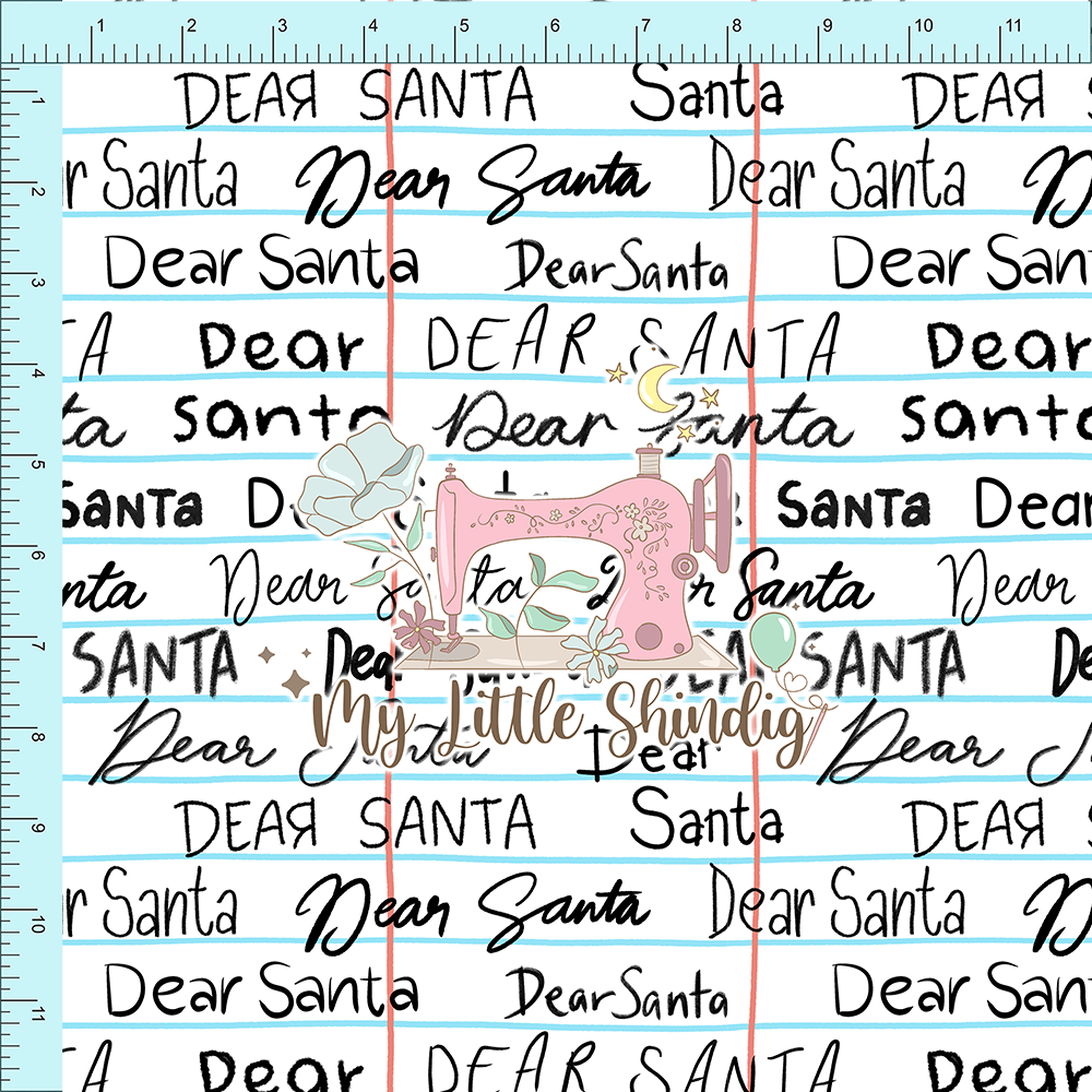 Fabric Club Month 31 - Dear Santa (retail)