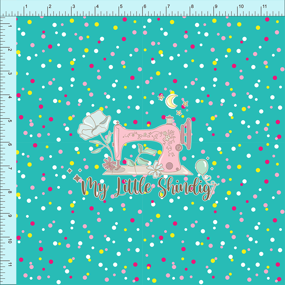 Fabric Club Month 34 - Donut Sprinkles (retail)