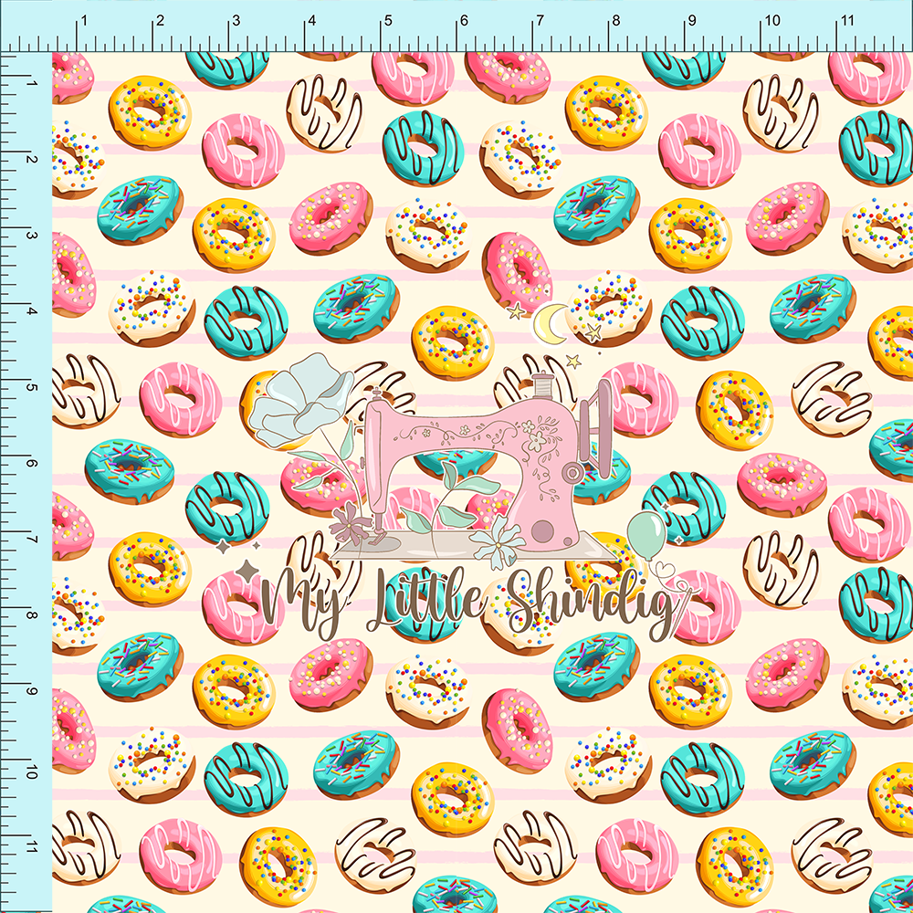 Fabric Club Month 34 - Donut Stripe (retail)