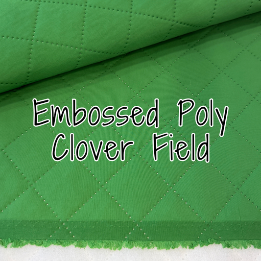 Embossed Poly - Clover Field (retail)
