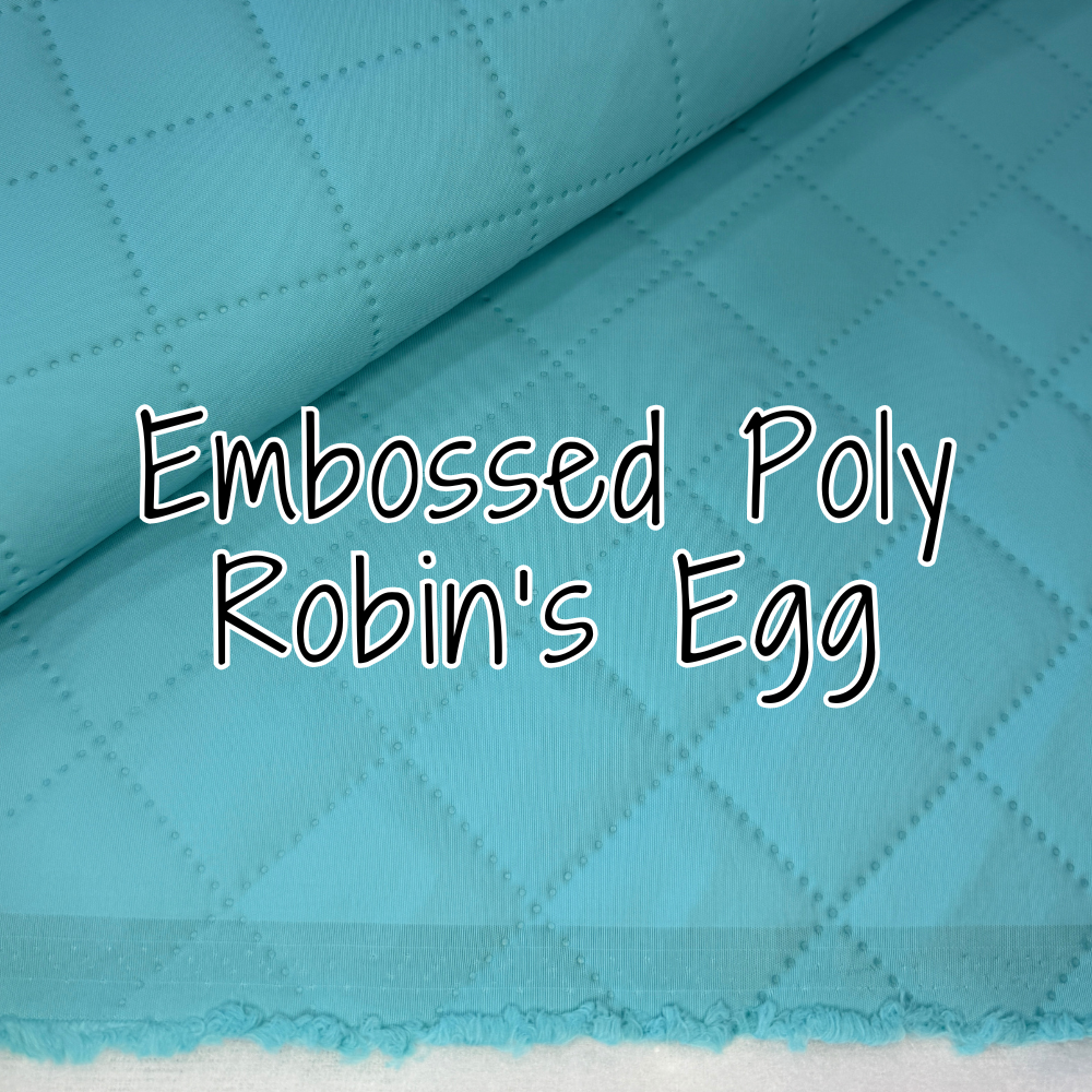 Embossed Poly - Robin's Egg (retail)