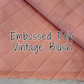 Embossed Poly - Vintage Blush (retail)