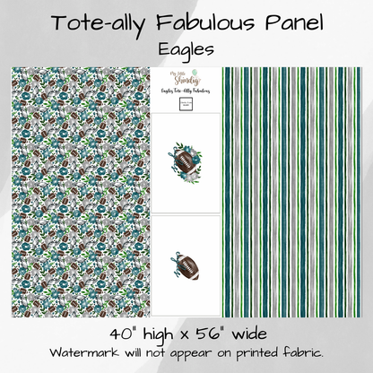 Eagles Tote-Ally Fabulous Panel (pre-order)