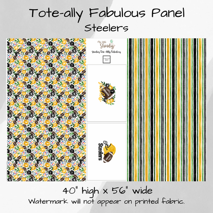 Steelers Tote-Ally Fabulous Panel (retail)