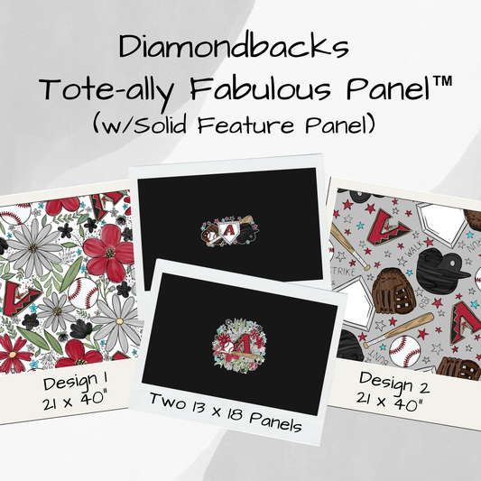 Arizona Diamondbacks Tote-Ally Fabulous Panel - w/Solid Feature Panel (pre-order)