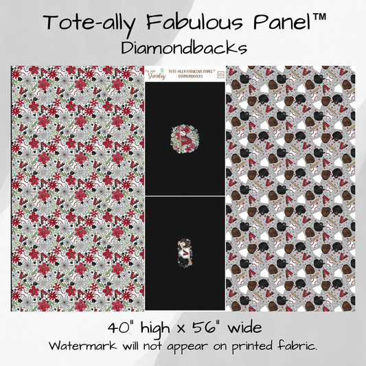 Arizona Diamondbacks Tote-Ally Fabulous Panel - w/Solid Feature Panel (pre-order)