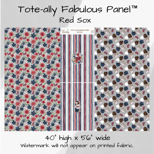 Boston Red Sox Tote-Ally Fabulous Panel - w/Striped Feature Panel (pre-order)