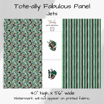 Jets Tote-Ally Fabulous Panel (pre-order)