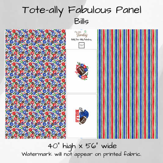 Bills Tote-Ally Fabulous Panel (pre-order)