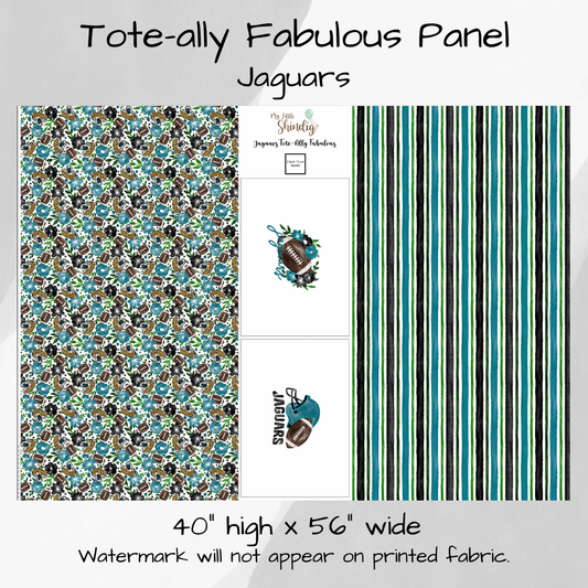 Jaguars Tote-Ally Fabulous Panel (pre-order)