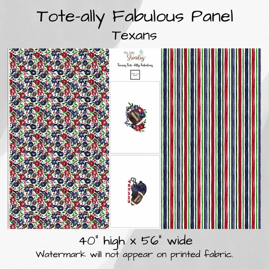 Texans Tote-Ally Fabulous Panel (pre-order)