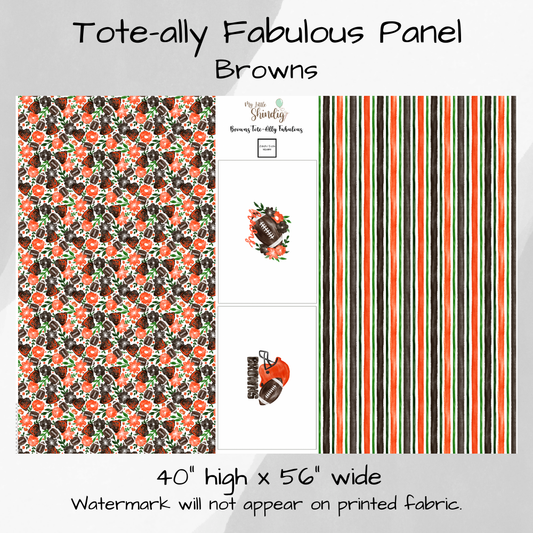 BrownsTote-Ally Fabulous Panel (pre-order)
