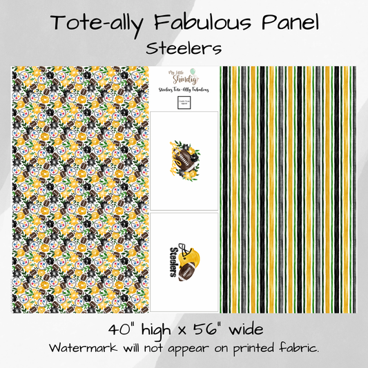 Steelers Tote-Ally Fabulous Panel (pre-order)