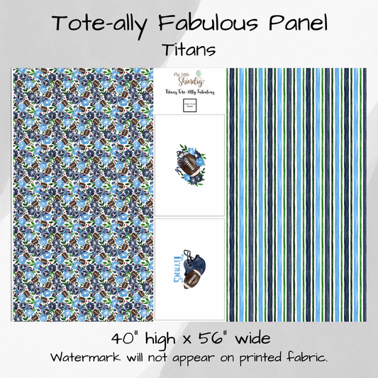 Titans Tote-Ally Fabulous Panel (pre-order)