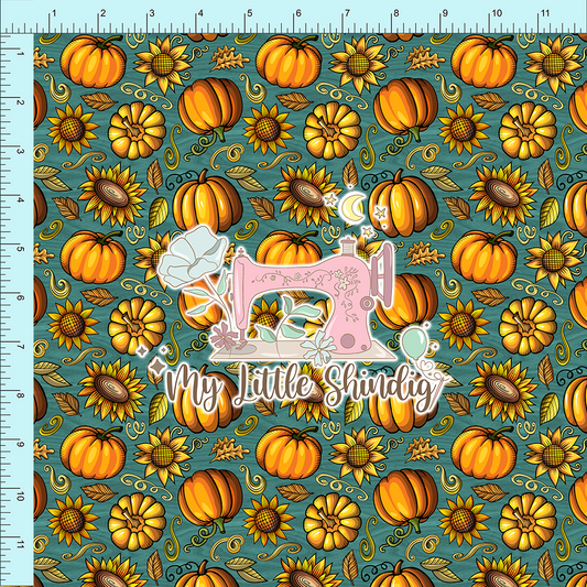 Fabric Club Month 03 - Pumpkins And Sunflowers (pre-order)