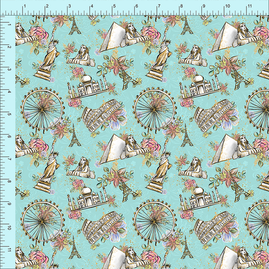 Fabric Club Month 14 - World Wonders(pre-order)