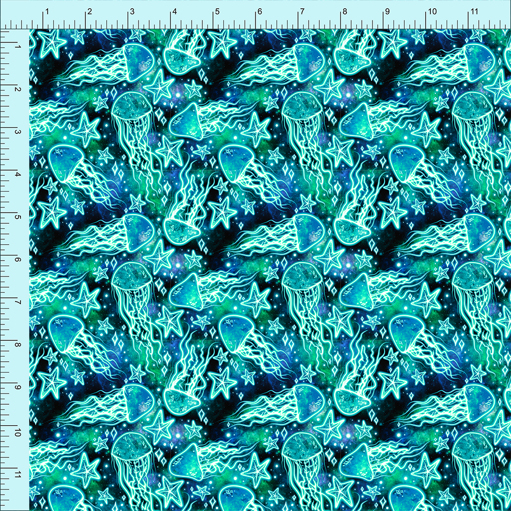 *Galactic Jelly Green (pre-order) - Fabric Club Month 15