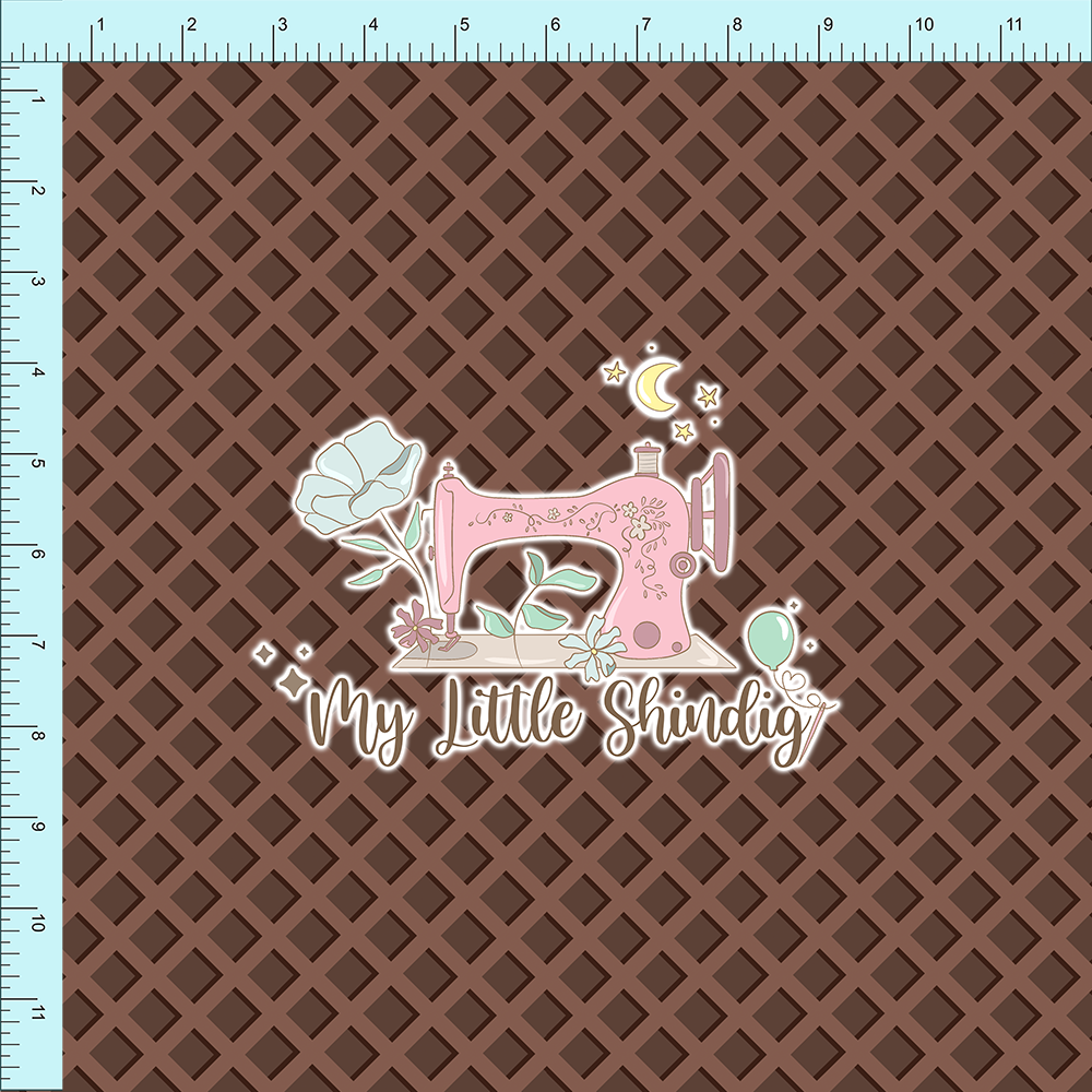 Fabric Club Month 25 - Chocolate Waffle Cone (pre-order)