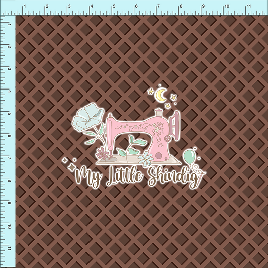 Fabric Club Month 25 - Chocolate Waffle Cone (retail)