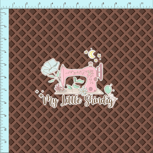 Fabric Club Month 25 -  Chocolate Waffle Cone (retail)