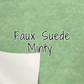 Faux Suede - Minty - 18" (retail)